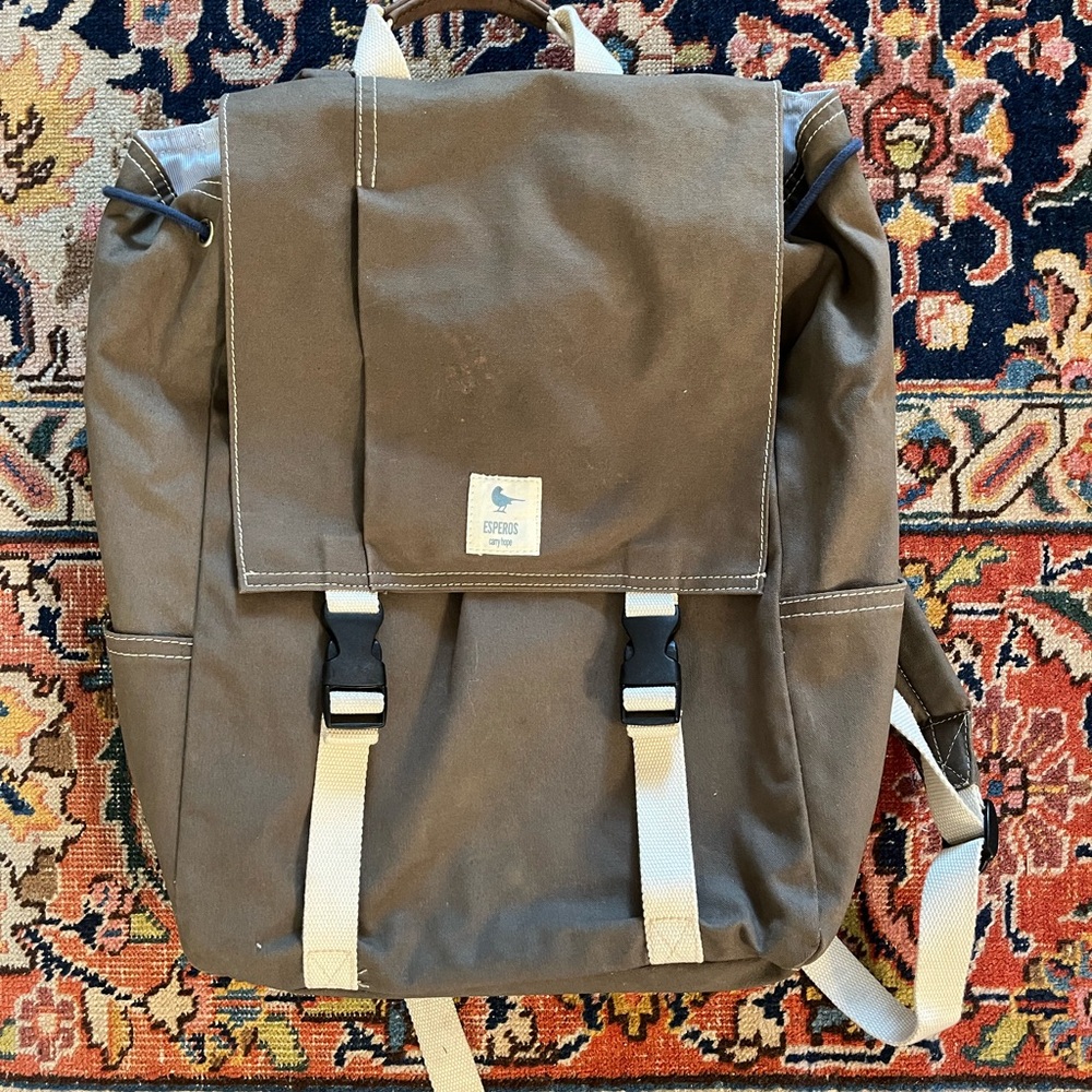 Esperos Olive Green Backpack